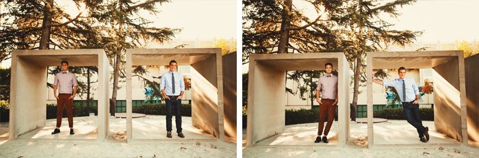 Urban and sculpture themed engagement session by Los Angeles engagement photographer, Tinywater Photography los angeles engagement photographer 0008 Nick & Jason: Los Angeles Engagement Photos
