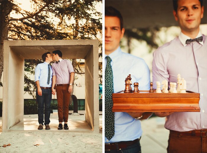 Chess themed engagement session by Los Angeles engagement photographer, Tinywater Photography los angeles engagement photographer 0010 Nick & Jason: Los Angeles Engagement Photos